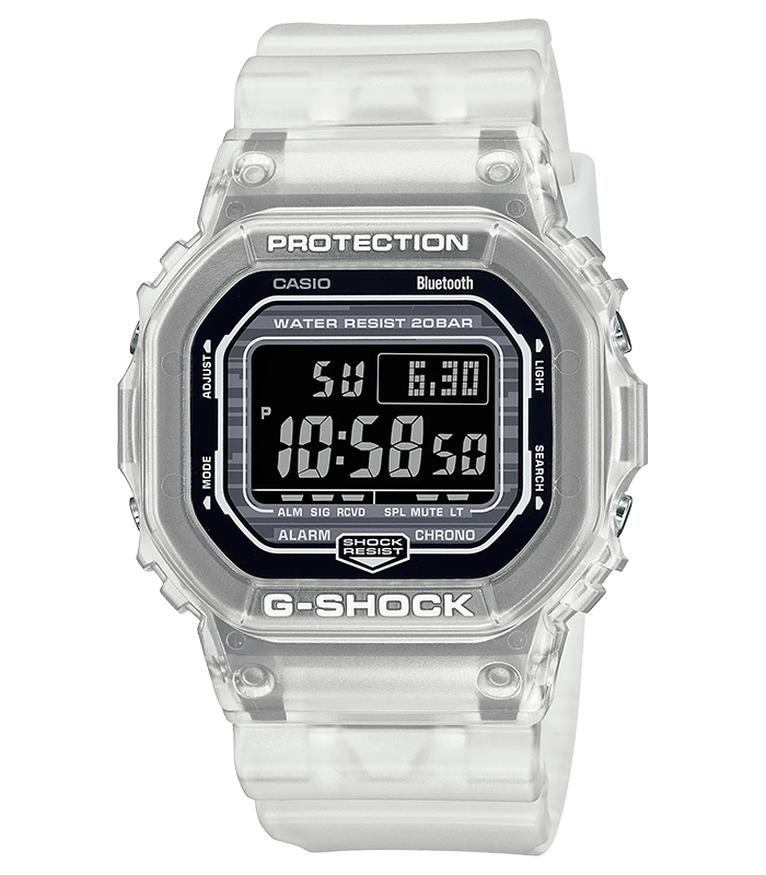 นาฬิกา คาสิโอ Casio G-Shock Bluetooth DW-B5600G Series รุ่น DW-B5600G-7 ของแท้ รับประกัน1ปี