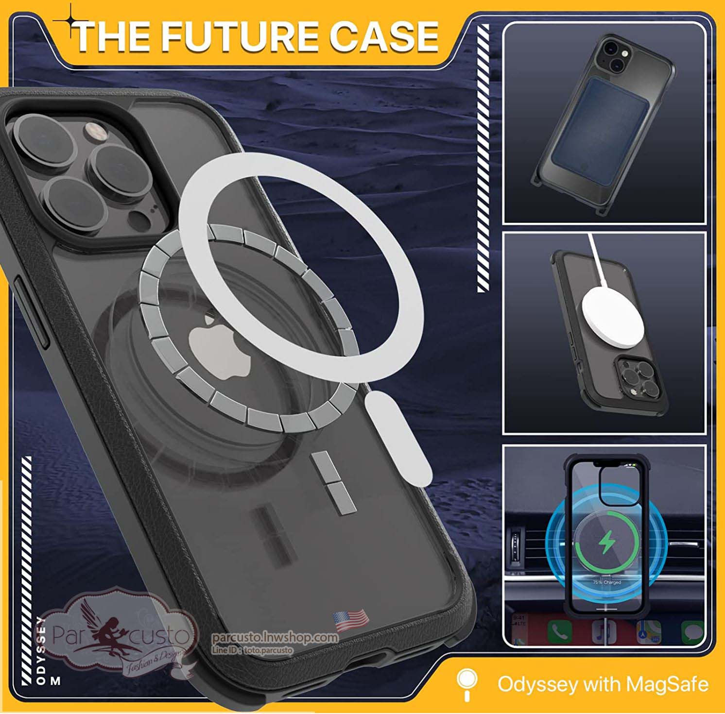 เคสกันกระแทก Apple iPhone 14 Pro Max [MagSafe Case] จาก MAGEASY (Pre-order USA)