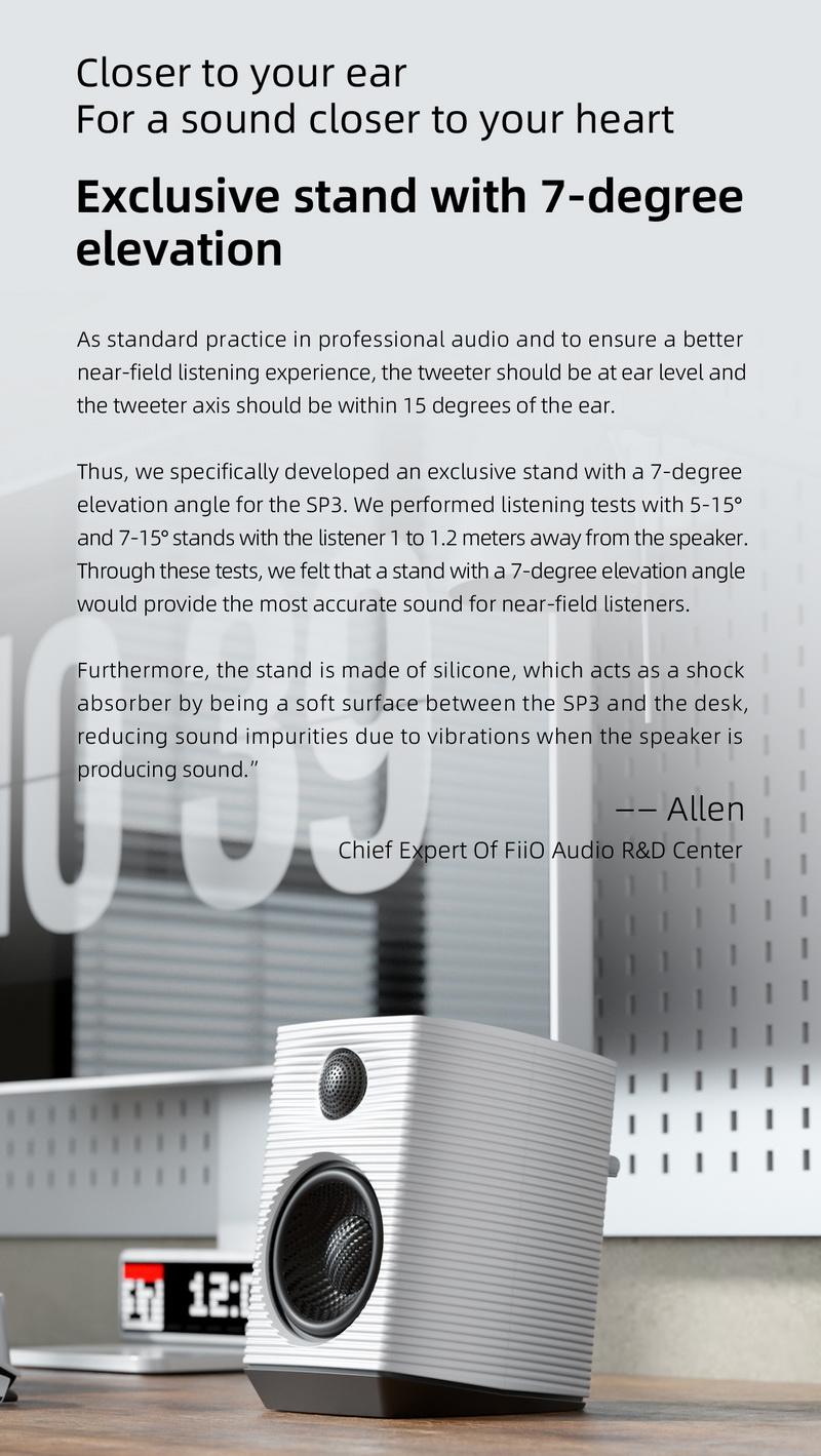 FiiO SP3 สุดยอดลำโพง Active Speakers ระดับ High Fidelity รองรับ Hi-Res ประกันศูนย์ไทย