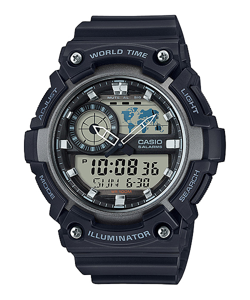 นาฬิกา Casio STANDARD Analog-Digital รุ่น AEQ-200W-1AV ของแท้ รับประกัน 1 ปี