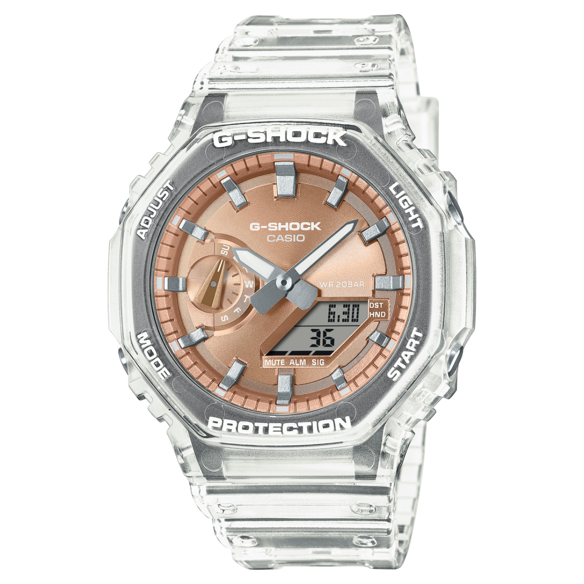 นาฬิกา Casio G-Shock Special Color Bright & Metallic dial series รุ่น GA-2100BM-7A5 ของแท้ รับประกัน1ปี