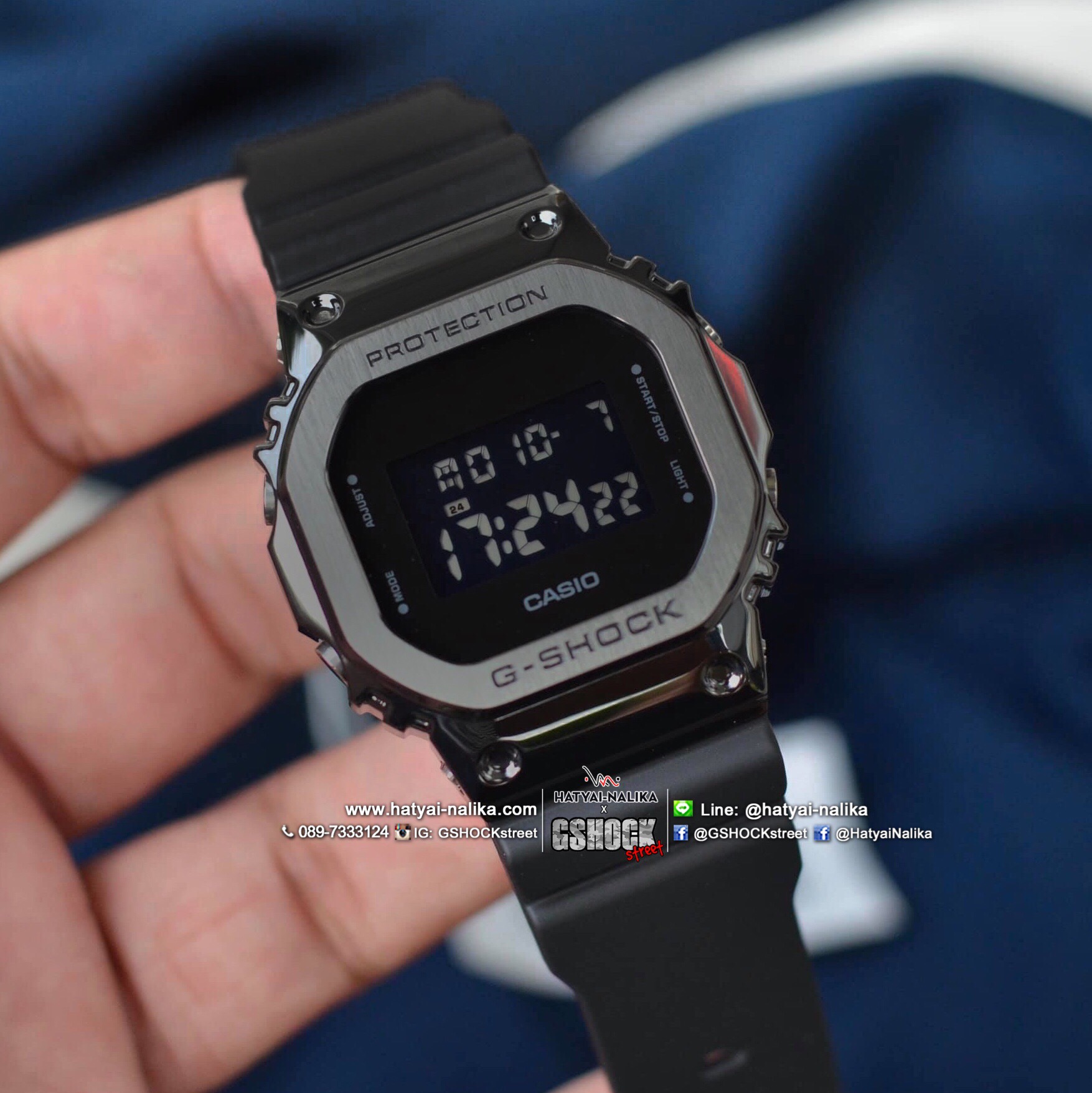 นาฬิกา Casio G-Shock Standard Digital GM-5600 series รุ่น GM-5600B-1 ของแท้ รับประกัน1ปี