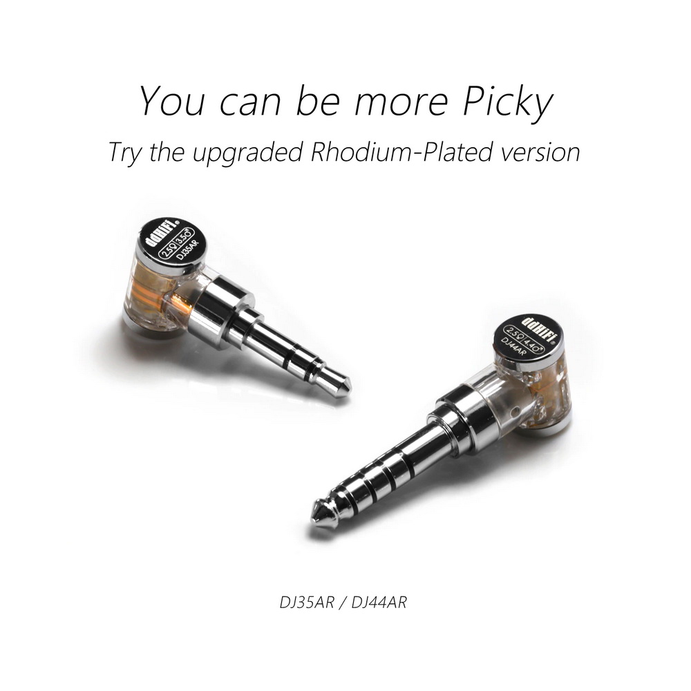 ขาย DD DJ35AR แจ็คแปลงหูฟัง 2.5 Balanced เป็น มาตรฐาน 3.5 หัวแจ็คชุบ Rhodium
