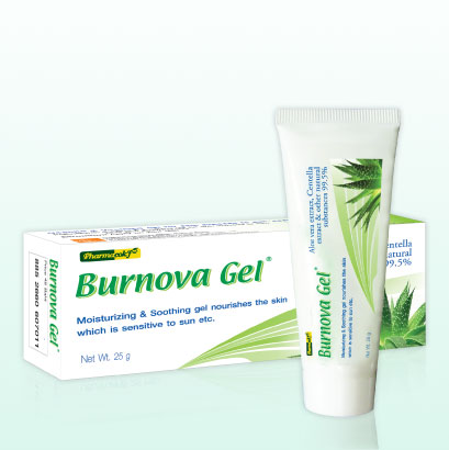 Burnova gel plus 25g เบอโนว่า เจล