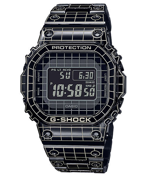 นาฬิกา Casio G-SHOCK Limited GMW-B5000CS Laser Carving Steel "Time Tunnel" รุ่น GMW-B5000CS-1 “Made in Japan” ของแท้ รับประกัน1ปี