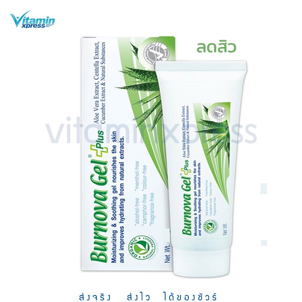 Burnova gel plus 70g เบอโนว่า เจล