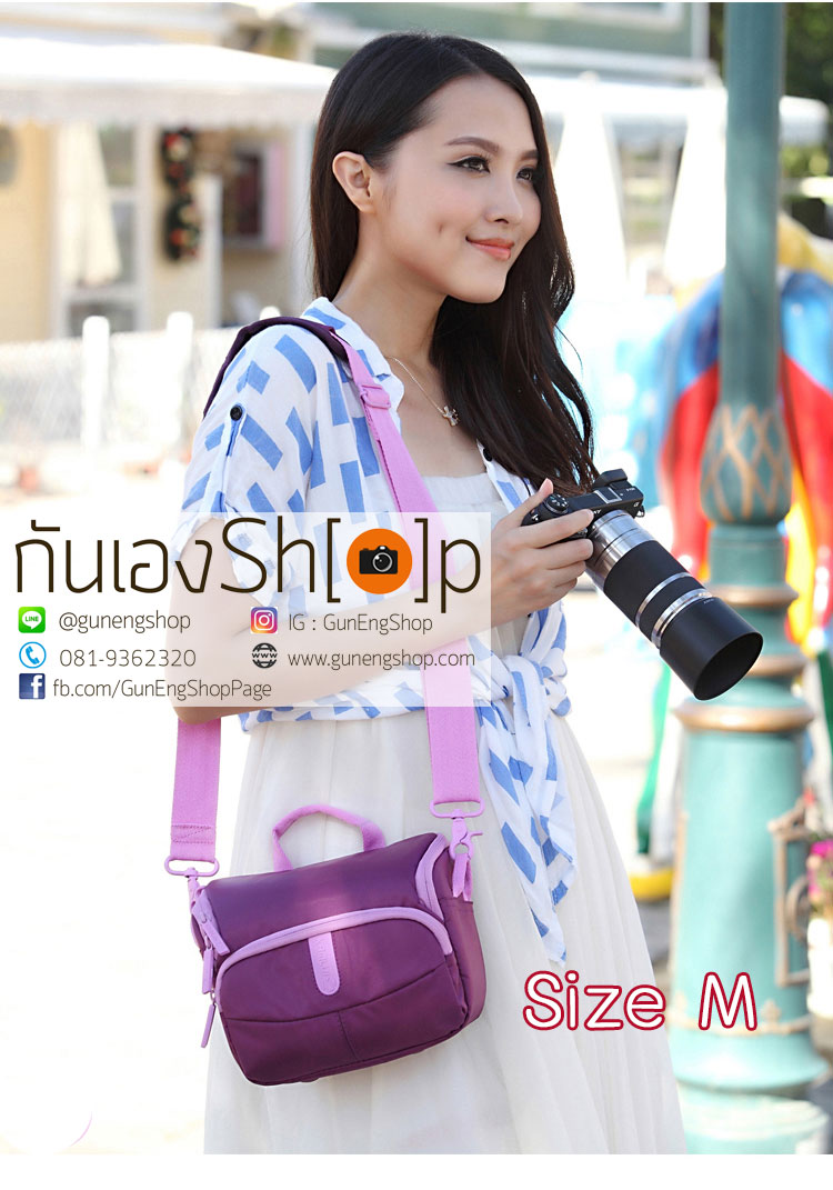 กระเป๋ากล้องเล็กๆ น่ารัก รุ่น Pastel สำหรับ A5100 EPL8 EM10Mark2 GF8 XA2 XA3 ฯลฯ