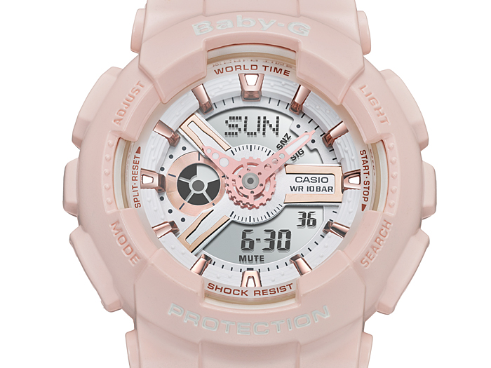 นาฬิกา Casio Baby-G BA-110RG Rose Gold series รุ่น BA-110RG-4A ของแท้ รับประกัน1ปี