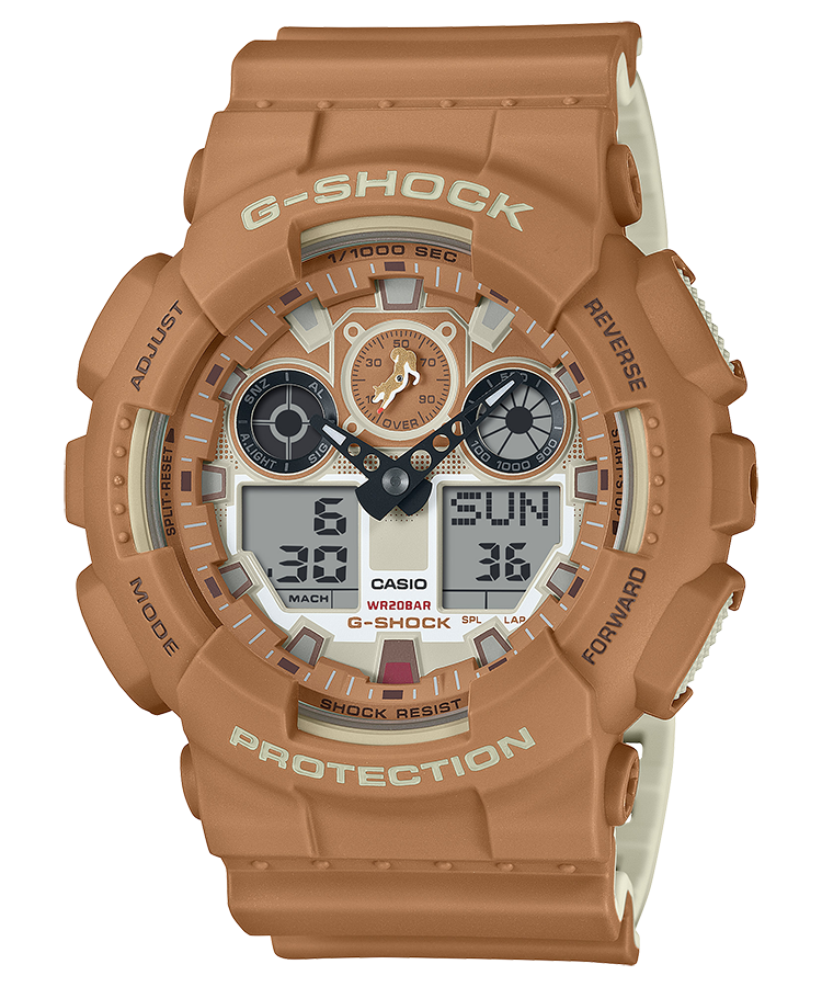 นาฬิกา คาสิโอ Casio G SHOCK Japan Limited Shiba Inu series รุ่น GA-100SHB-5A ของแท้ รับประกัน1ปี
