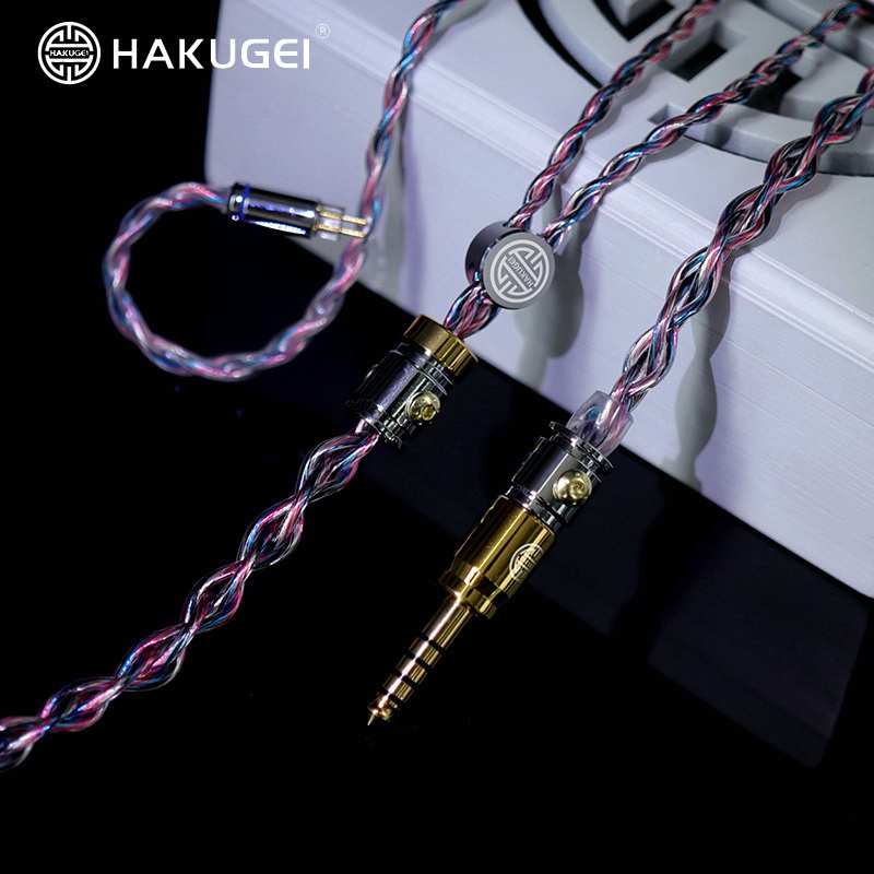 ขาย Hakugei Soul สายอัพเกรดหูฟังถักผสม Silver, Blue, Red, Black แบบ Litz