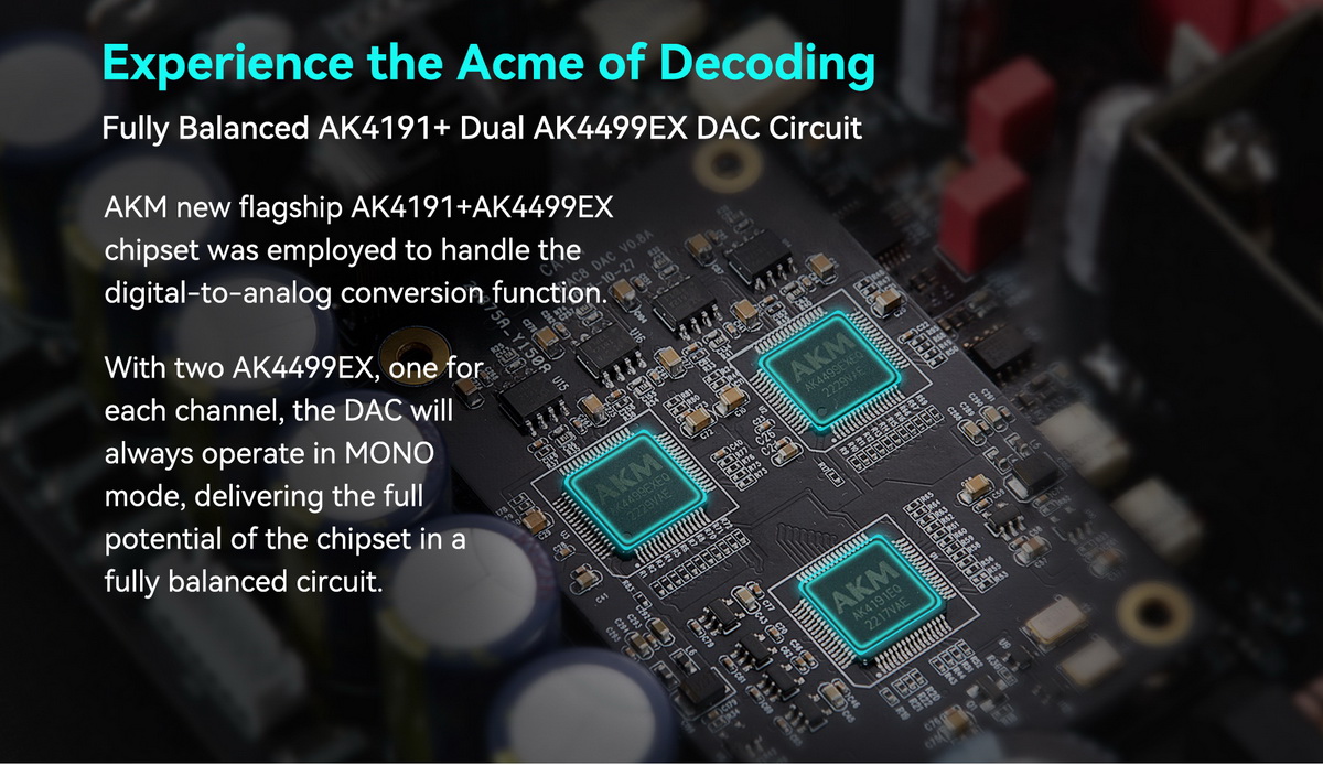 Cayin IDAC-8 DAC แบบไฮบริด ชิป AK4191+AK4499EX, หลอดไตรโอด 6H6b-B ประกันศูนย์ไทย