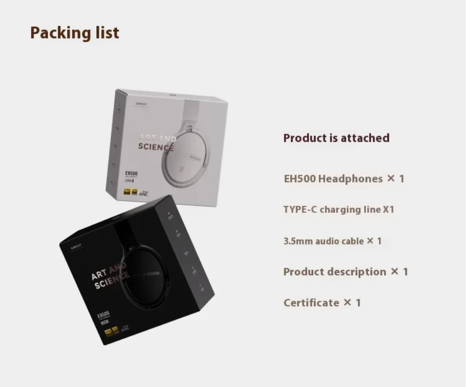 Simgot EH500 หูฟังไฮไฟเกมมิ่งเฮดโฟนไร้สาย รองรับบลูทูธ 5.4, LDAC, Dual Hi-Res ประกันศูนย์ไทย