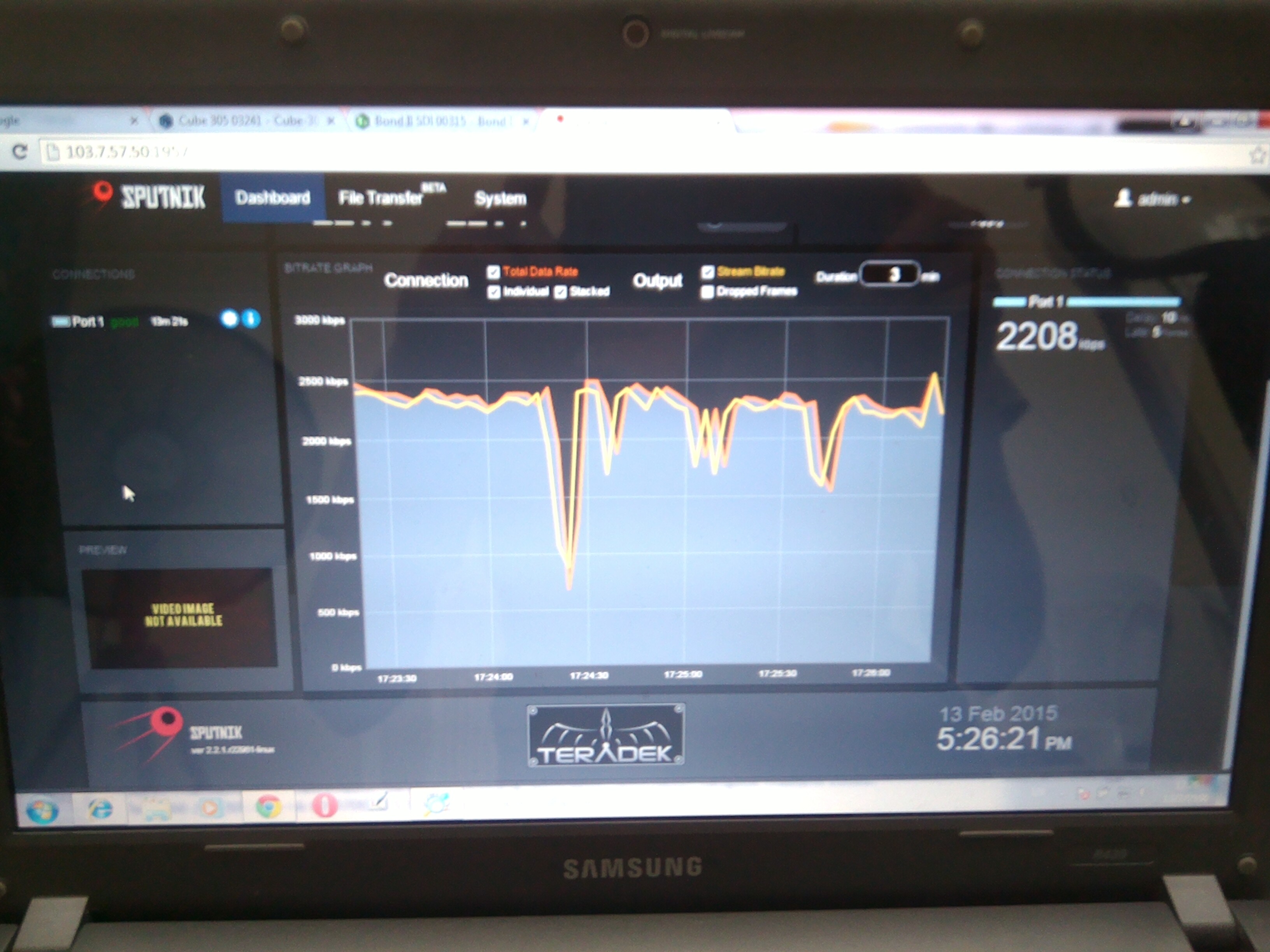 บริการถ่ายทอดสดแบบเคลื่อนที่ด้วยระบบ 3G/4G (Teradek Bond II)
