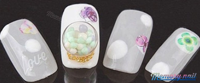 โดมลูกแก้ว,ลูกแก้วติดเล็บ,ลูกแก้วแต่งเล็บ,ลูกแก้วเจล,Crystal ball,Crystal ball nail,Crystal Ball gel,glas Crystal Ball