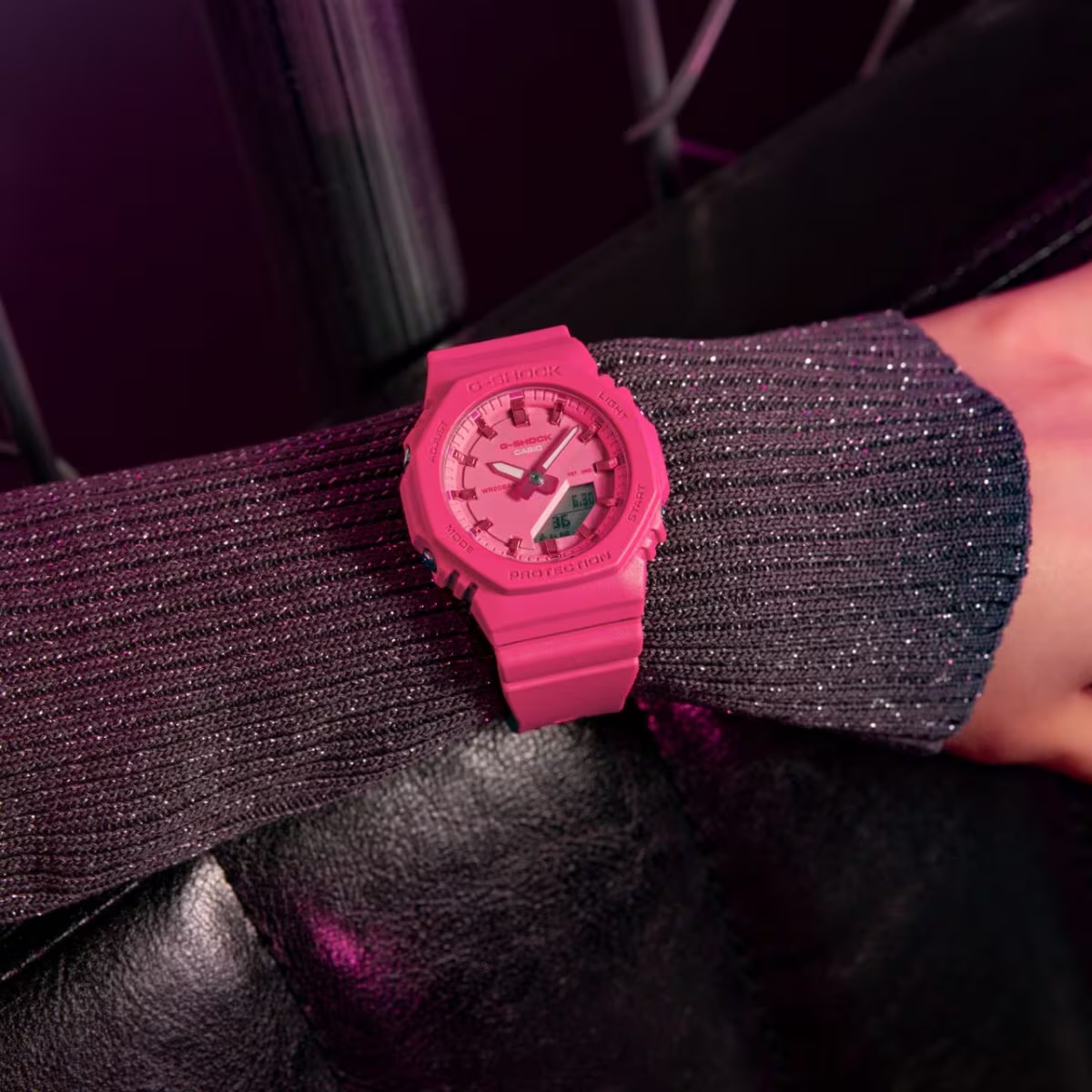 นาฬิกา Casio G-SHOCK Woman Special Color Power Pink series รุ่น GMA-P2100PP-4A ของแท้ รับประกัน1ปี