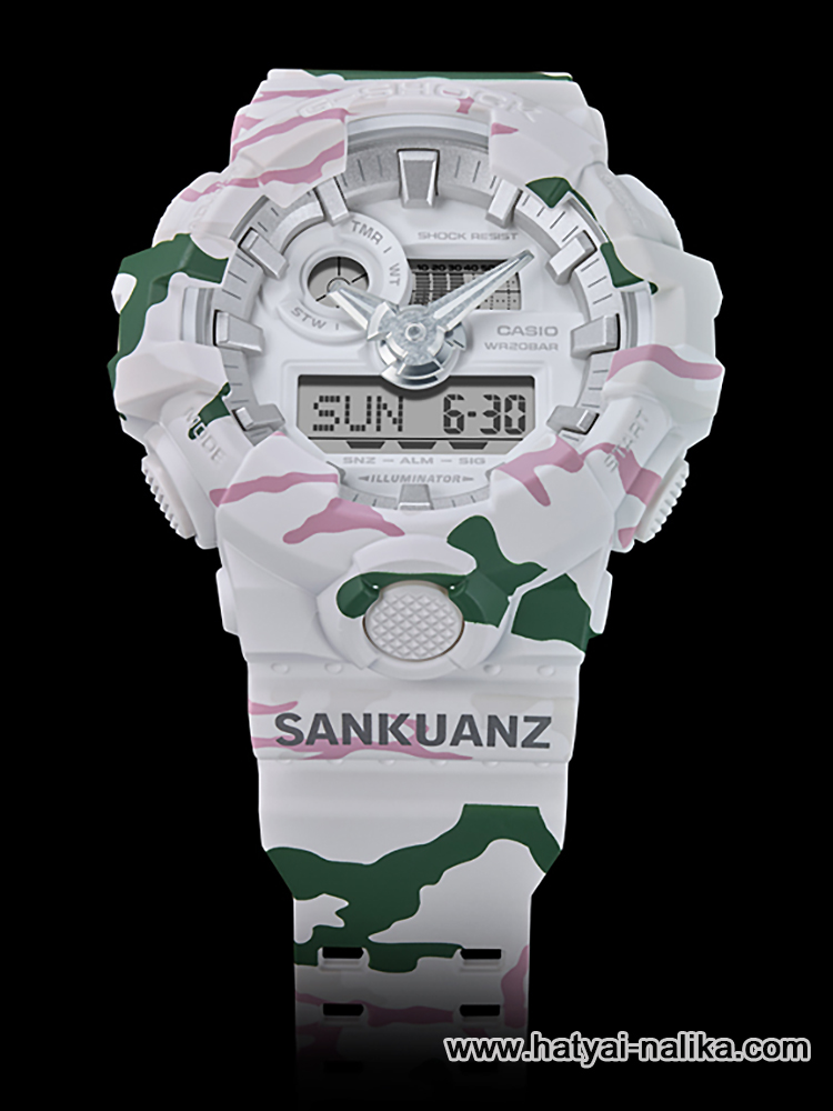 นาฬิกา Casio G-SHOCK x SANKUANZ Limited model G-Shock 35th Anniversary Collaboration series รุ่น GA-700SKZ-7A ของแท้ รับประกัน1ปี