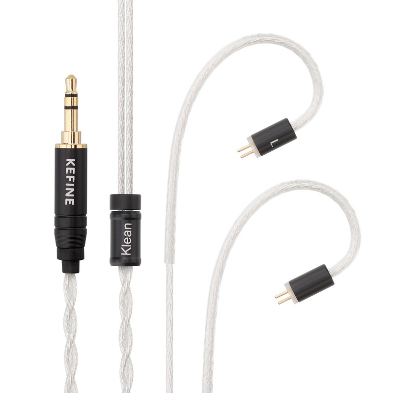 KEFINE Klean หูฟัง IEMs ไดรเวอร์ Dynamic สายชุบเงิน เปลี่ยนท่อนำเสียงได้ ประกันศูนย์ไทย