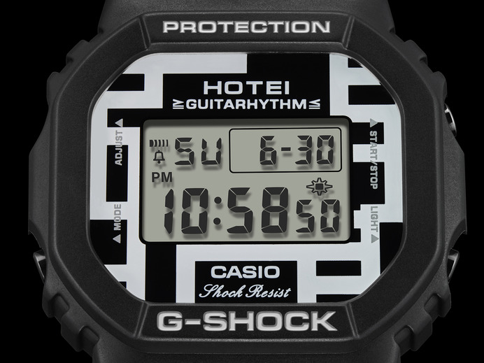 นาฬิกา Casio G-SHOCK X HOTEI 35th Anniversary GUITARHYTHM 2017 Only Japan Limited Edition รุ่น DW-5600HT-1JR (นำเข้าJapan ขายในญี่ปุ่นเท่านั้น) ของแท้ รับประกัน1ปี