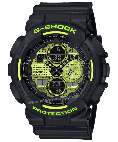 นาฬิกา Casio G-Shock Special color DIGITAL CAMOUFLAGE series รุ่น GA-140DC-1A ของแท้ รับประกัน1ปี
