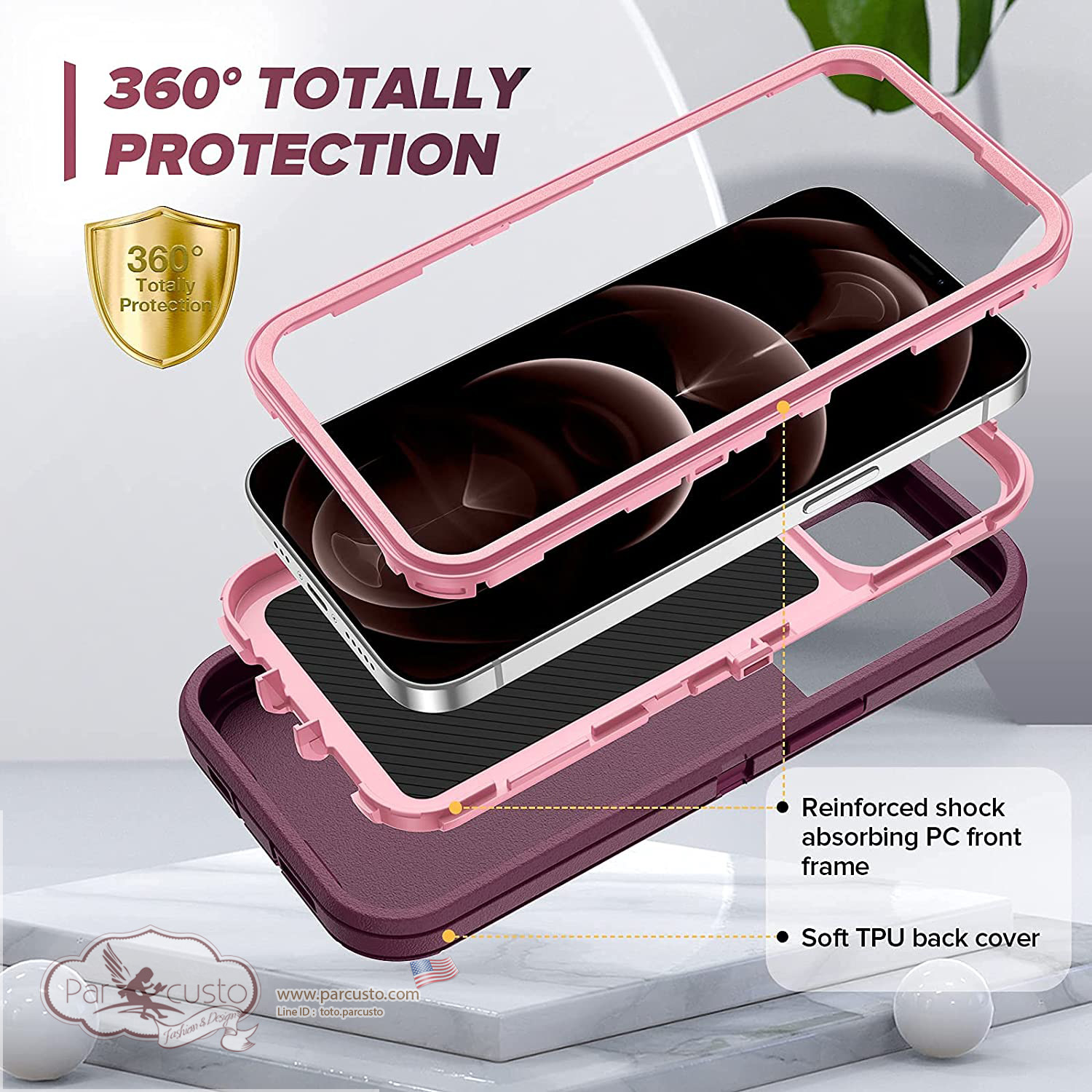 เคสกันกระแทก iPhone 13 Pro Max จาก VEGO [หมด]