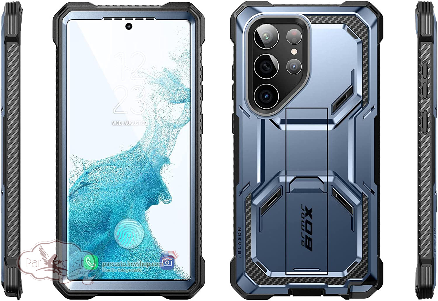 เคสกันกระแทก Samsung Galaxy S23 Ultra [Armorbox] จาก i-Blason [Pre-order USA]