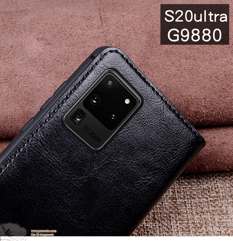 เคสหนังแท้ Samsung Galaxy S20 ultra จาก Wobiloo [Pre-order]