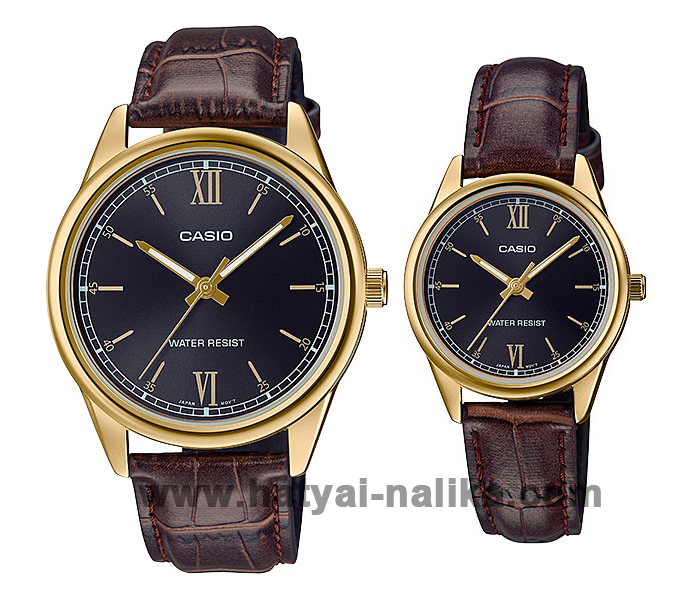 นาฬิกา คาสิโอ Casio SETคู่รัก รุ่น MTP-V005GL-1B2+LTP-V005GL-1B2 ของแท้ รับประกัน 1 ปี