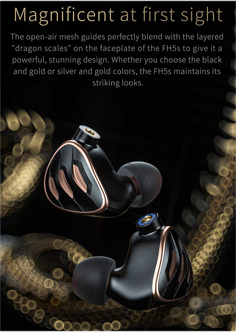 ขาย FiiO FH5S หูฟัง 4 ไดรเวอร์ 2DD+2BA ประกันศูนย์ไทย