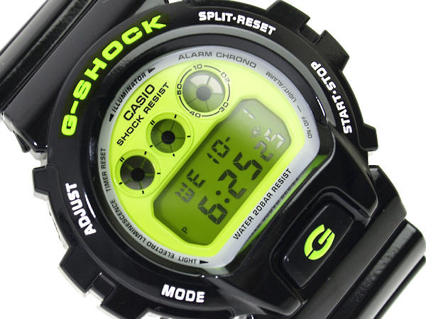 นาฬิกา คาสิโอ Casio G-Shock Standard digital รุ่น DW-6900CS-1 รุ่นออริจินอล ไฟเขียว