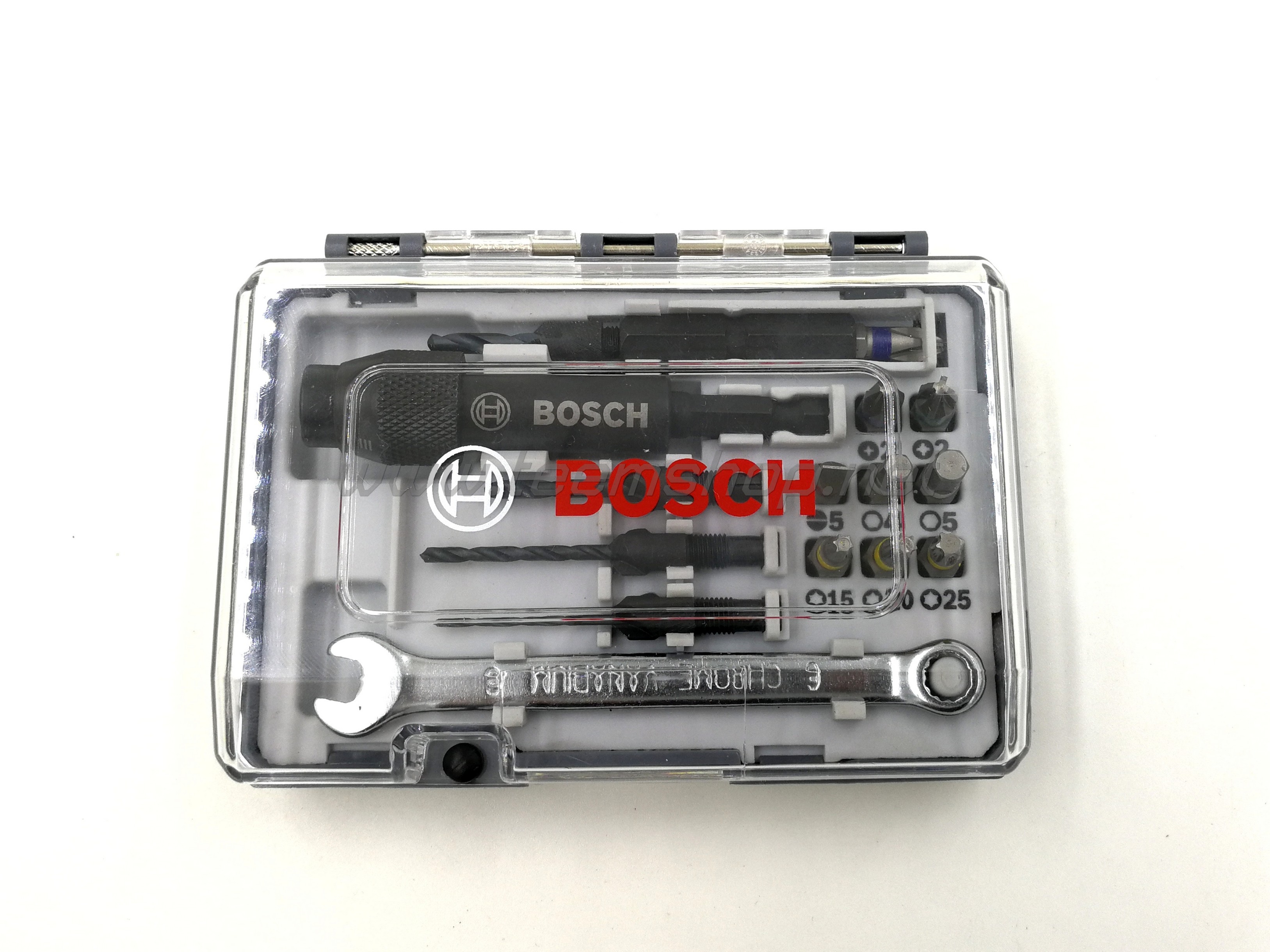 2607002786 BOSCH ชุดดอกเจาะเคาเตอร์ซิงค์และดอกไขควง 20ตัวชุด counter sink