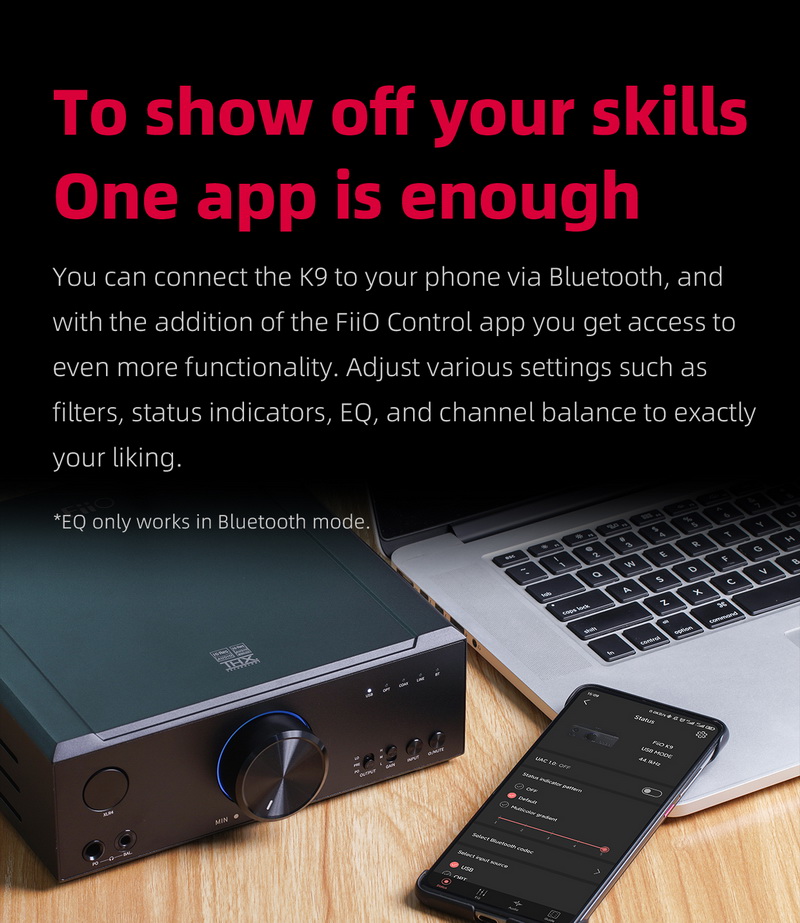 FiiO K9 DAC/AMP ตั้งโต๊ะระดับเรือธง รองรับ LDAC, Dual Hi-Res ประกันศูนย์ไทย