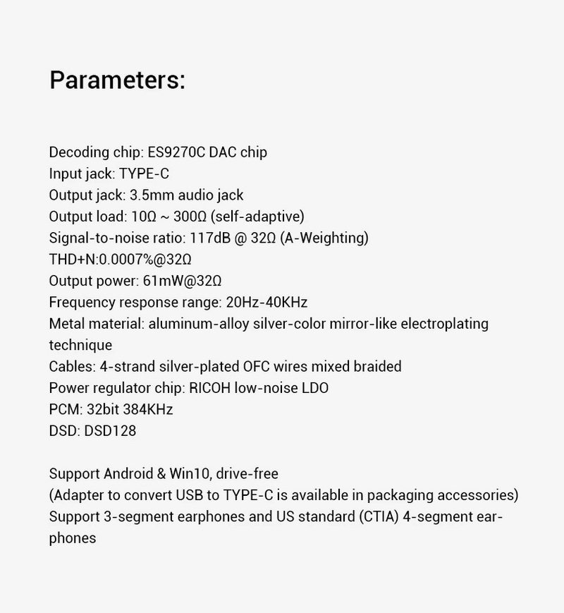 Simgot DEW1 DAC หางหนู ชิป ESS ES9270C ประกันศูนย์ไทย