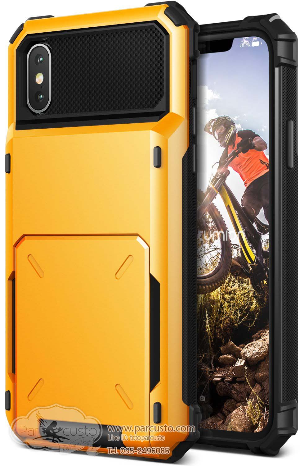 เคสกันกระแทก Apple iPhone X [HEAVY DUTY DROP PROTECTION] จาก Lumion [หมด]