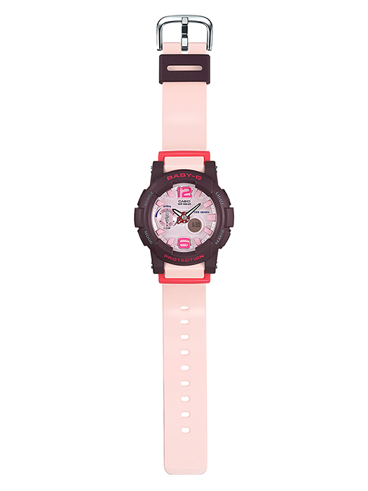 นาฬิกา คาสิโอ Casio Baby-G Standard ANALOG-DIGITAL รุ่น BGA-180-4B4 (สีชมพูนม) ของแท้ รับประกัน1ปี