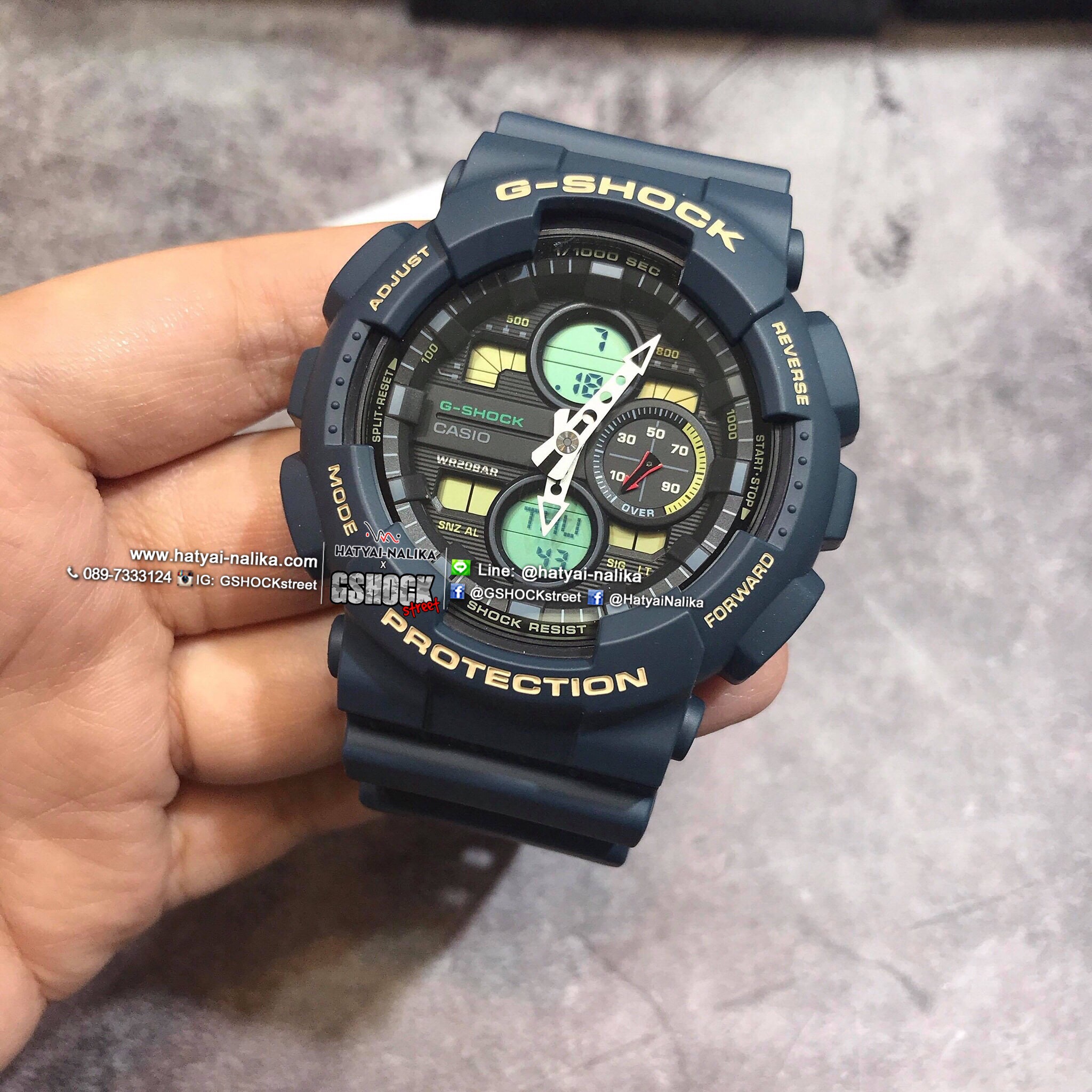 นาฬิกา Casio G-Shock ANALOG-DIGITAL GA-140 series รุ่น GA-140-2A ของแท้ รับประกัน1ปี
