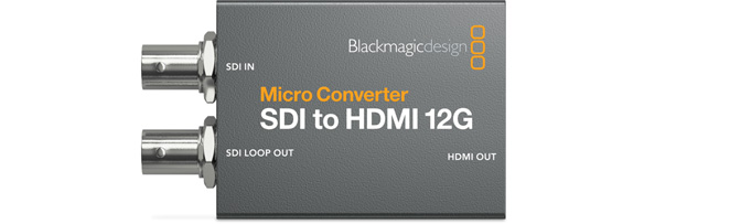 Micro Converter - SDI to HDMI 12G wPSU