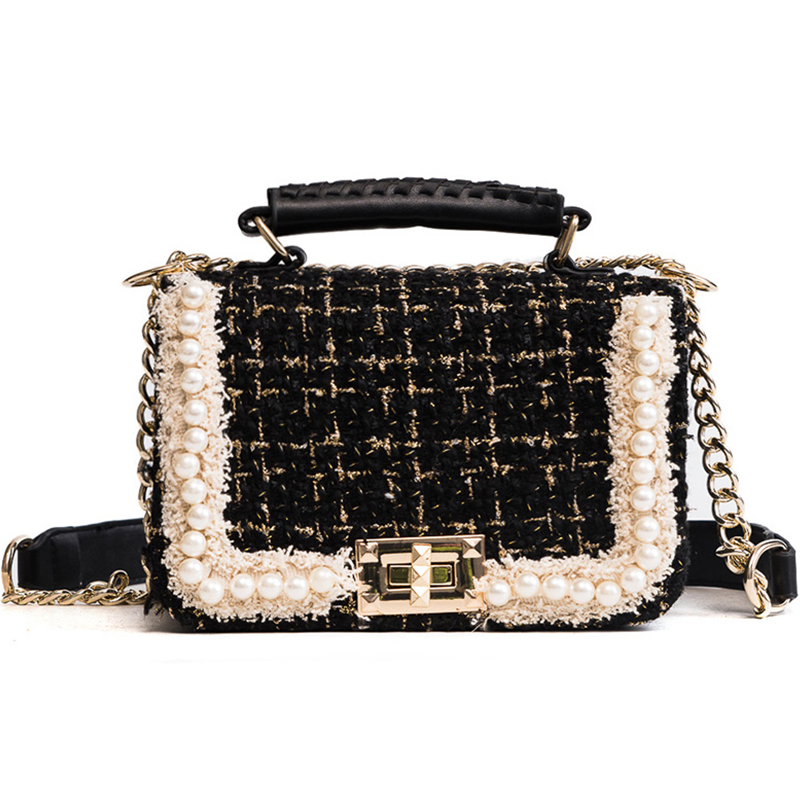 กระเป๋าแฟชั้น ผ้าสไตล์ชาแนล