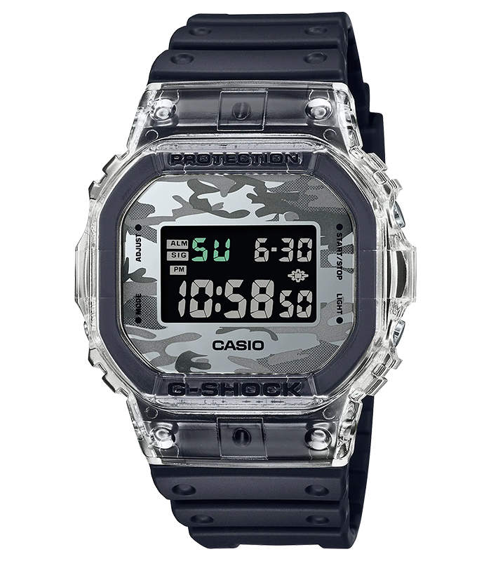 ‼️SALE‼️นาฬิกา Casio G-Shock Special color Skeleton Camo series รุ่น DW-5600SKC-1 ของแท้ รับประกัน1ปี