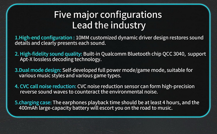 ขาย KZ VXS หูฟัง TWS หูฟังไร้สายรองรับ Bluetooth5.2 ประกันศูนย์ไทย