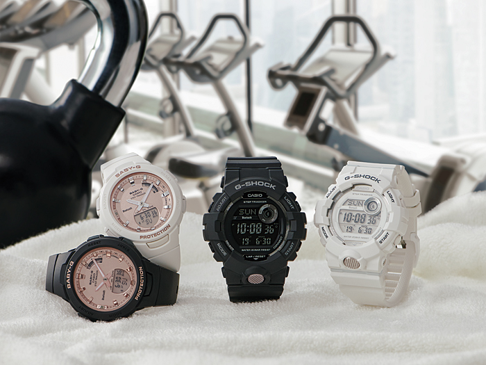 นาฬิกา Casio Baby-G G-SQUAD BSA-B100MF Metallic Face series รุ่น BSA-B100MF-7A ของแท้ รับประกัน1ปี