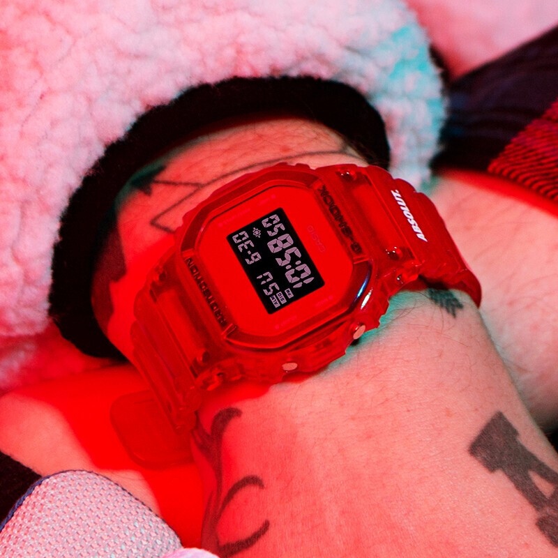 นาฬิกา Casio G-SHOCK x ABSOLUT China Limited Collaboration model รุ่น DW-5600SB-4PRABS (วางขายเฉพาะในจีนเท่านั้น) ของแท้ รับประกัน1ปี