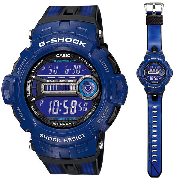 นาฬิกา คาสิโอ Casio G-Shock Standard digital รุ่น GD-200-2DR สายFiberGlass (หายากมาก)