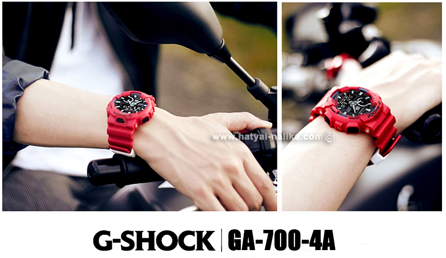 นาฬิกา คาสิโอ Casio G-Shock Standard ANALOG-DIGITAL รุ่น GA-700-4A ของแท้ รับประกัน 1 ปี