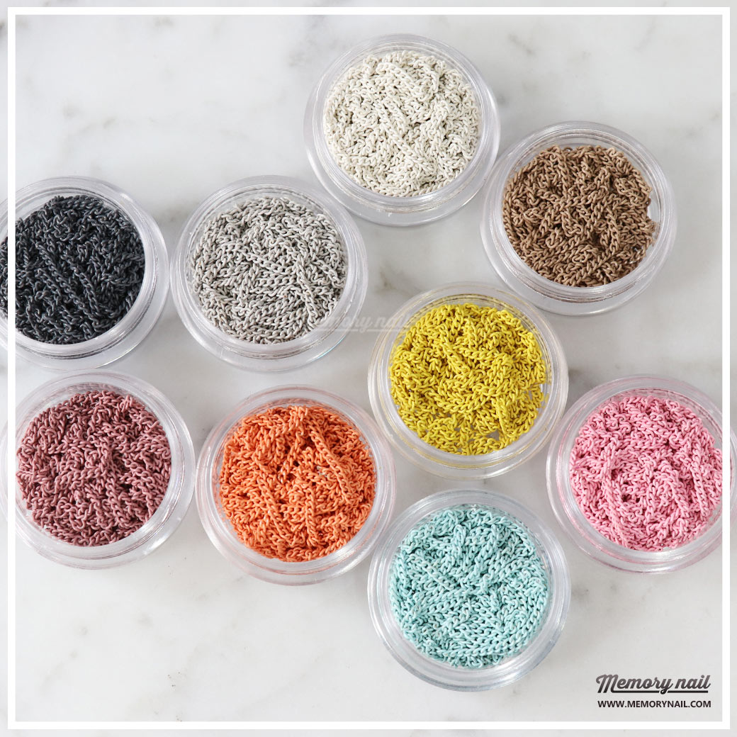 โซ่สีพาทเทล,โซ่ติดเล็บ สีพาทเทล,โซ่ติดเล็บ,โซ่แต่งเล็บ,โซ่ตกแต่งเล็บ