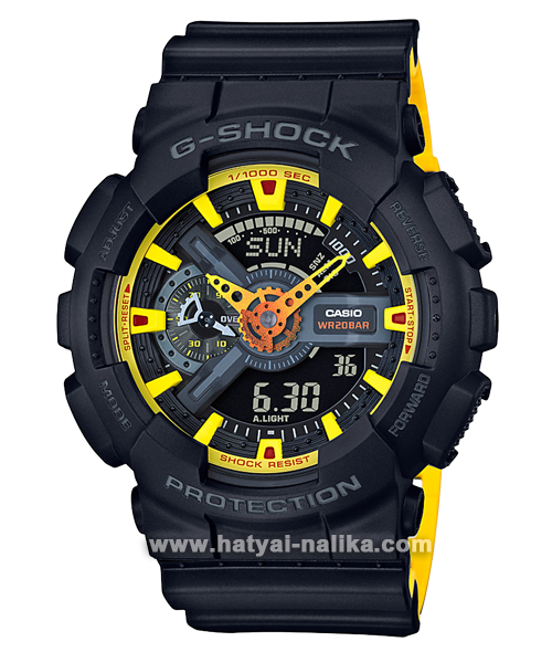 นาฬิกา Casio G-Shock Special color BLACK & YELLOW color series รุ่น GA-110BY-1A ของแท้ รับประกัน1ปี