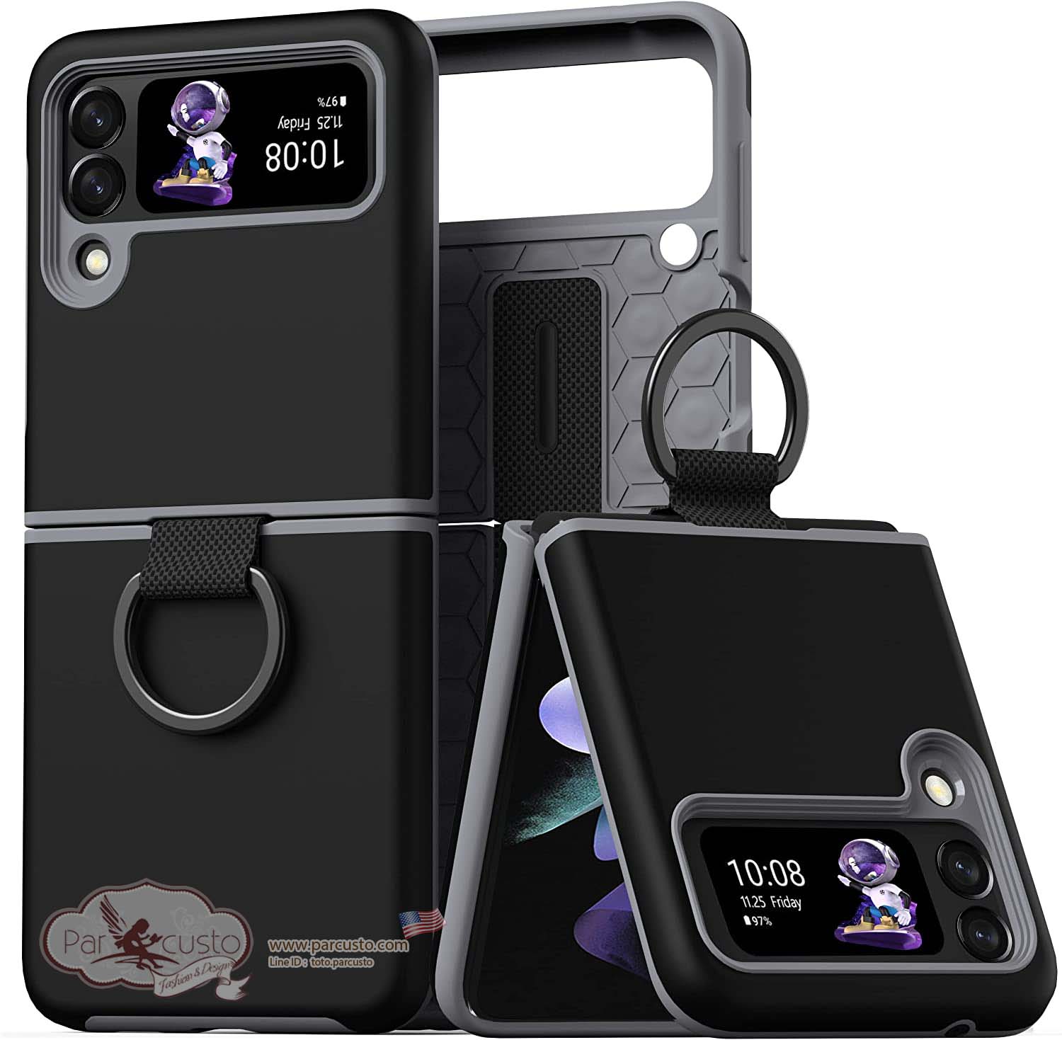 เคสกันกระแทก Samsung Galaxy Z Flip 3 จาก X-FOUR [Pre-order USA]