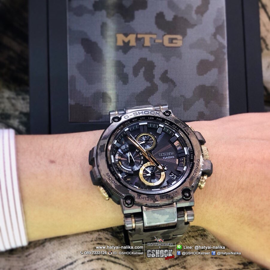 นาฬิกา Casio G-SHOCK MT-G Limited Premium model MTG-B1000 ลายพราง รุ่น MTG-B1000DCM-1A "Made in Japan" ของแท้ รับประกัน1ปี