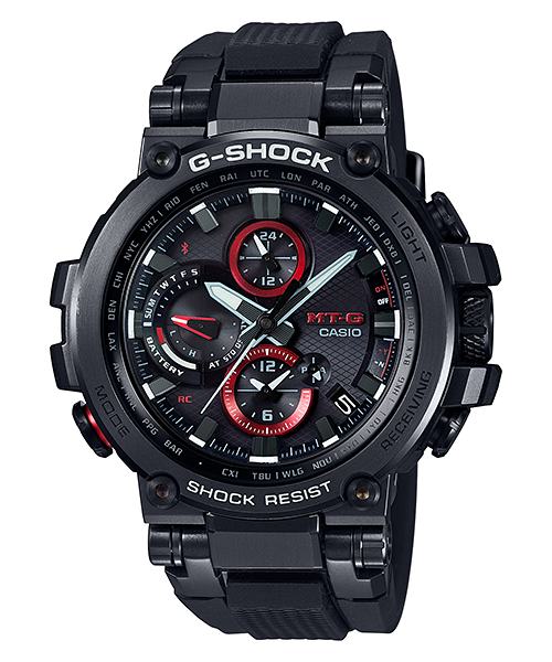 นาฬิกา Casio G-SHOCK Premium model MTG-B1000 series GPS Hybrid WaveCeptor with Bluetooth รุ่น MTG-B1000B-1A "Made in Japan" ของแท้ รับประกัน1ปี