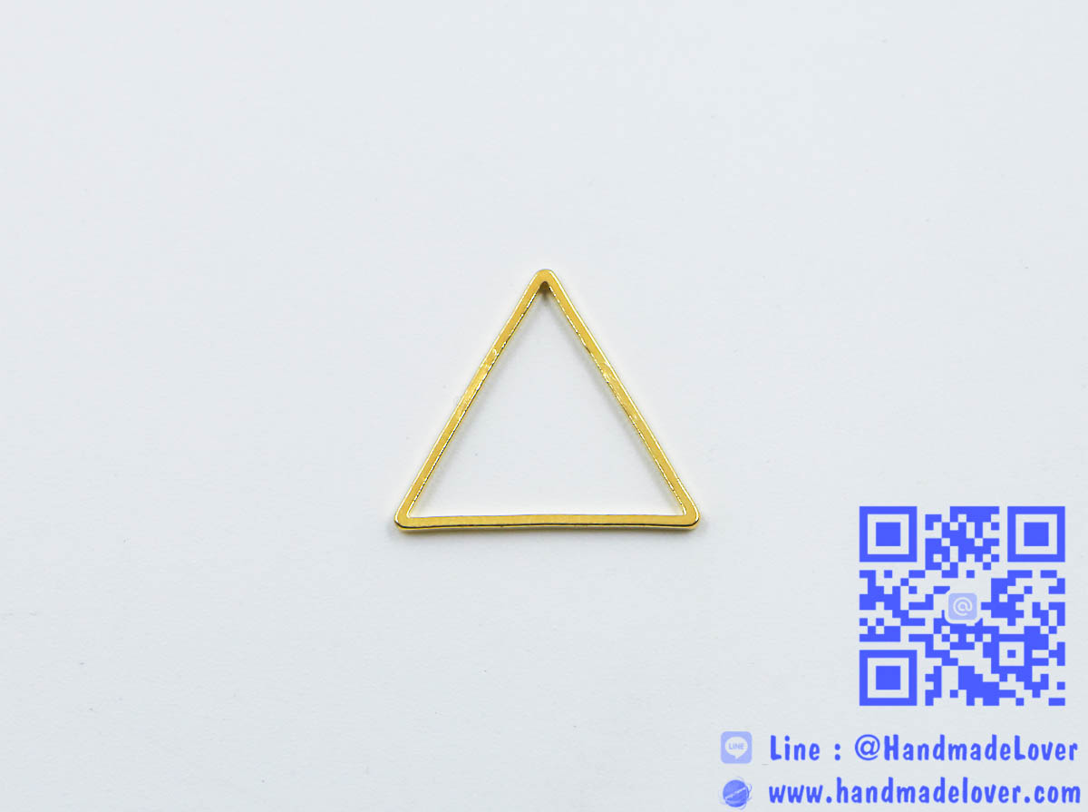 จี้โลหะ สไตล์มินิมอล ( minimal style ) รูปสามเหลี่ยม [เล็ก] สีทอง