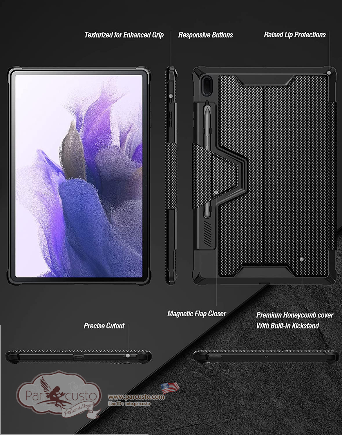 เคส Samsung Galaxy Tab S7 FE 12.4 inch 2021 [Explorer] จาก Poetic [หมด]